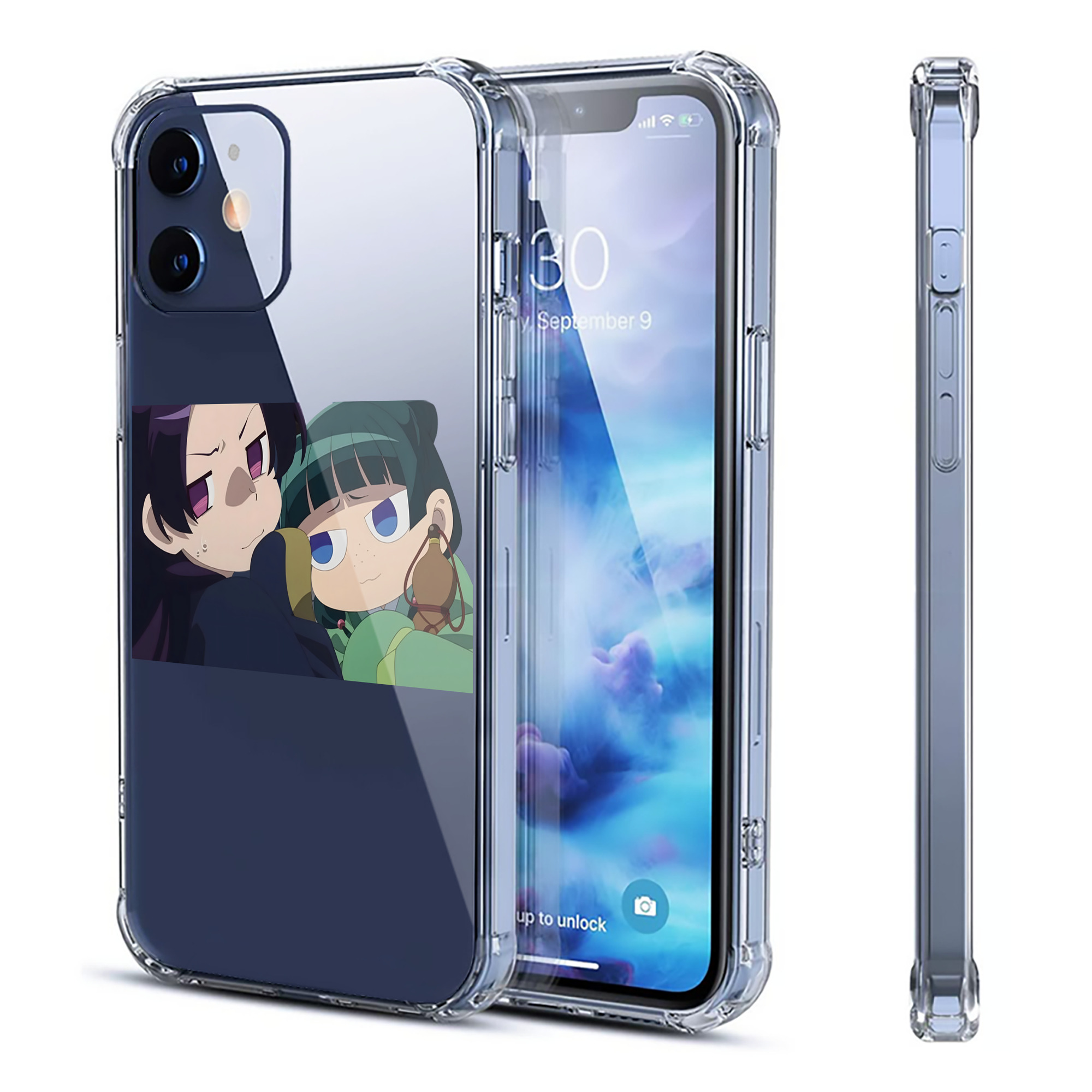（画像用） 薬屋のひとりごと The Apothecary Diaries 【iPhone 12シリーズ対応】透明スマホケース（クリアソフトケース）